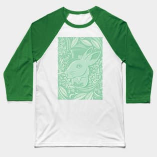 Jade Rabbit Plate Baseball T-Shirt